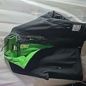 Cinch, black  storm defense Jacket. NWT